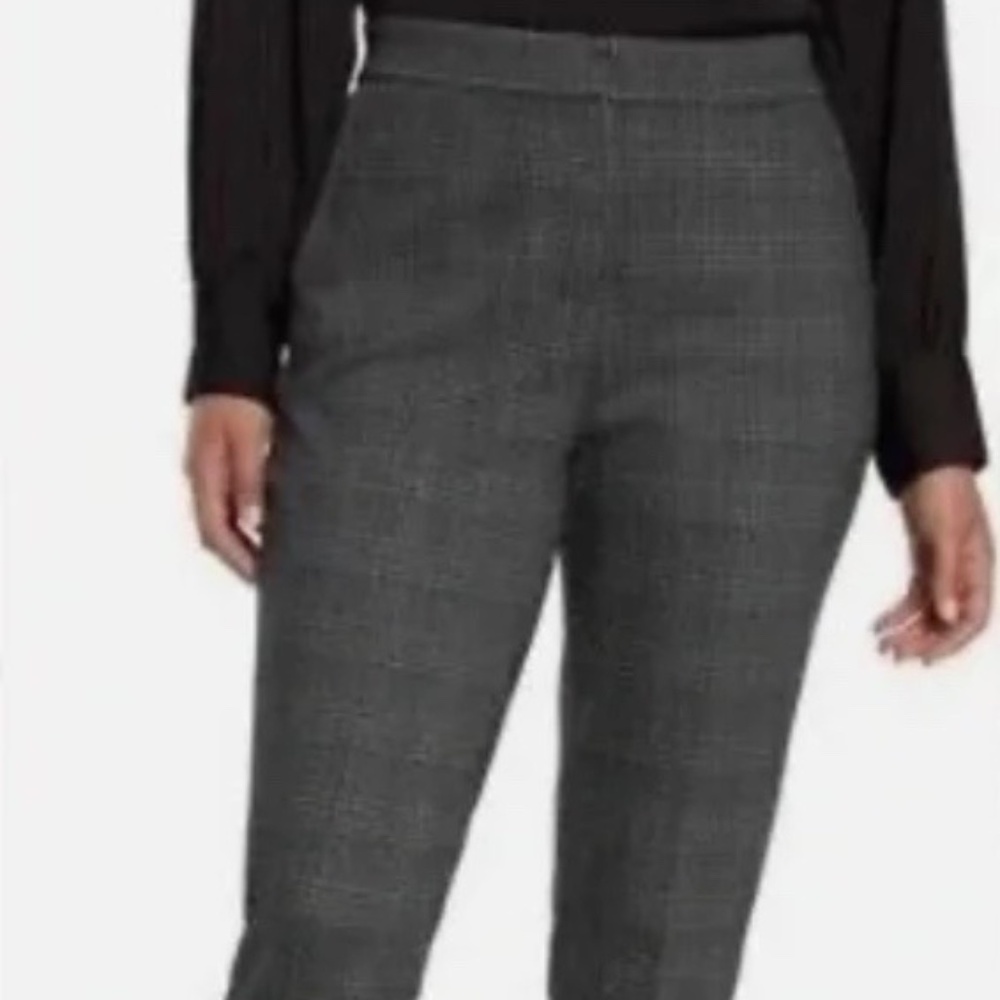 Banana Republic Womens Ponte Pant Size 12 Black & White Houndstooth  NWT 4190
